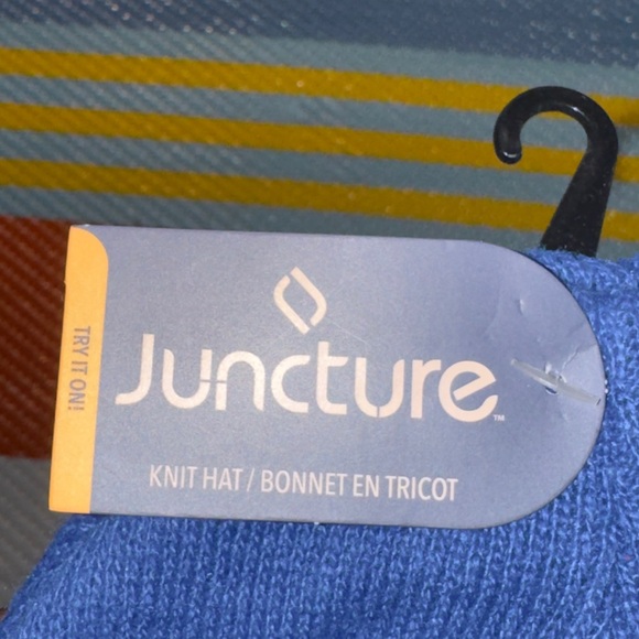 Juncture Blue Knit Beanie Hat Kids Boys Size - Picture 3 of 5